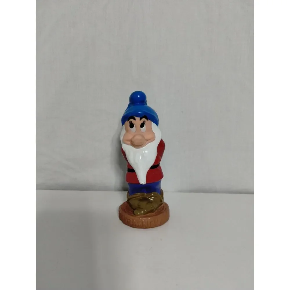 Disney's Snow‎ White & The Seven Dwarfs Figure Vintage Rubber Toy BASHFUL 5.5